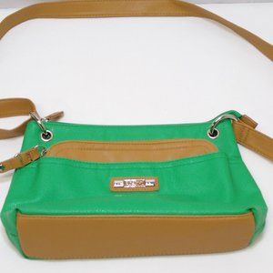 Rosetti Gilda Triple Play Mini Style Shoulder or Crossbody Bag Faux Leather